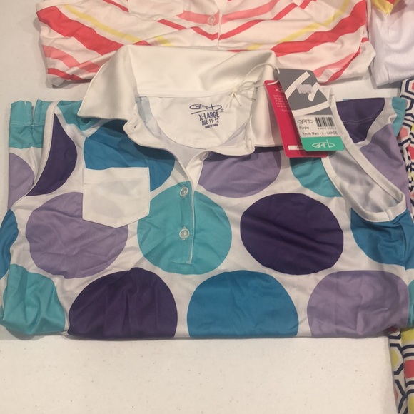 PGA Store NWT 3 tops & 1 skirt Garb Girls Golf set 11-12 - Picture 6 of 7